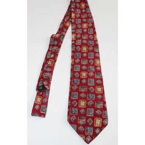 Colours by Alexander Julian All Silk Patterned Tie Made in USA